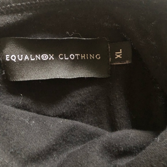 Equalnox Clothing Co Death To Average Black short sleeve graphic tee size XL - Picture 4 of 8